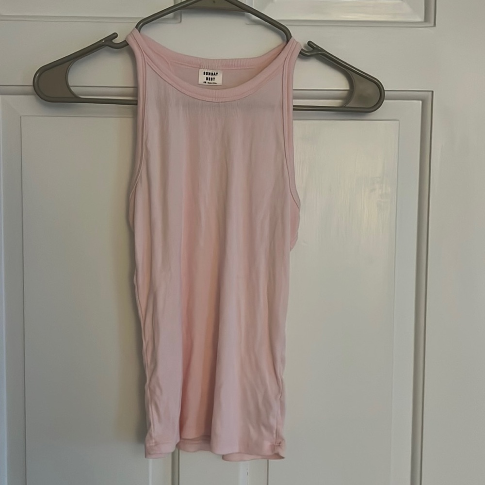Aritzia light pink tank
